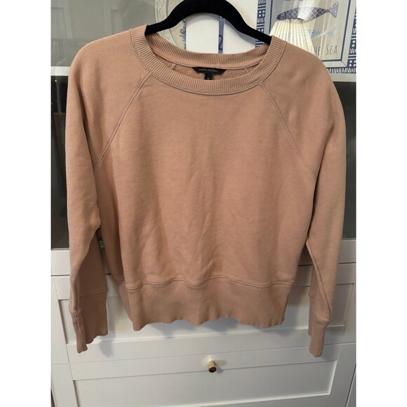 Banana Republic Khaki Crewneck – Women’s Size Medium - Picture 1 of 3